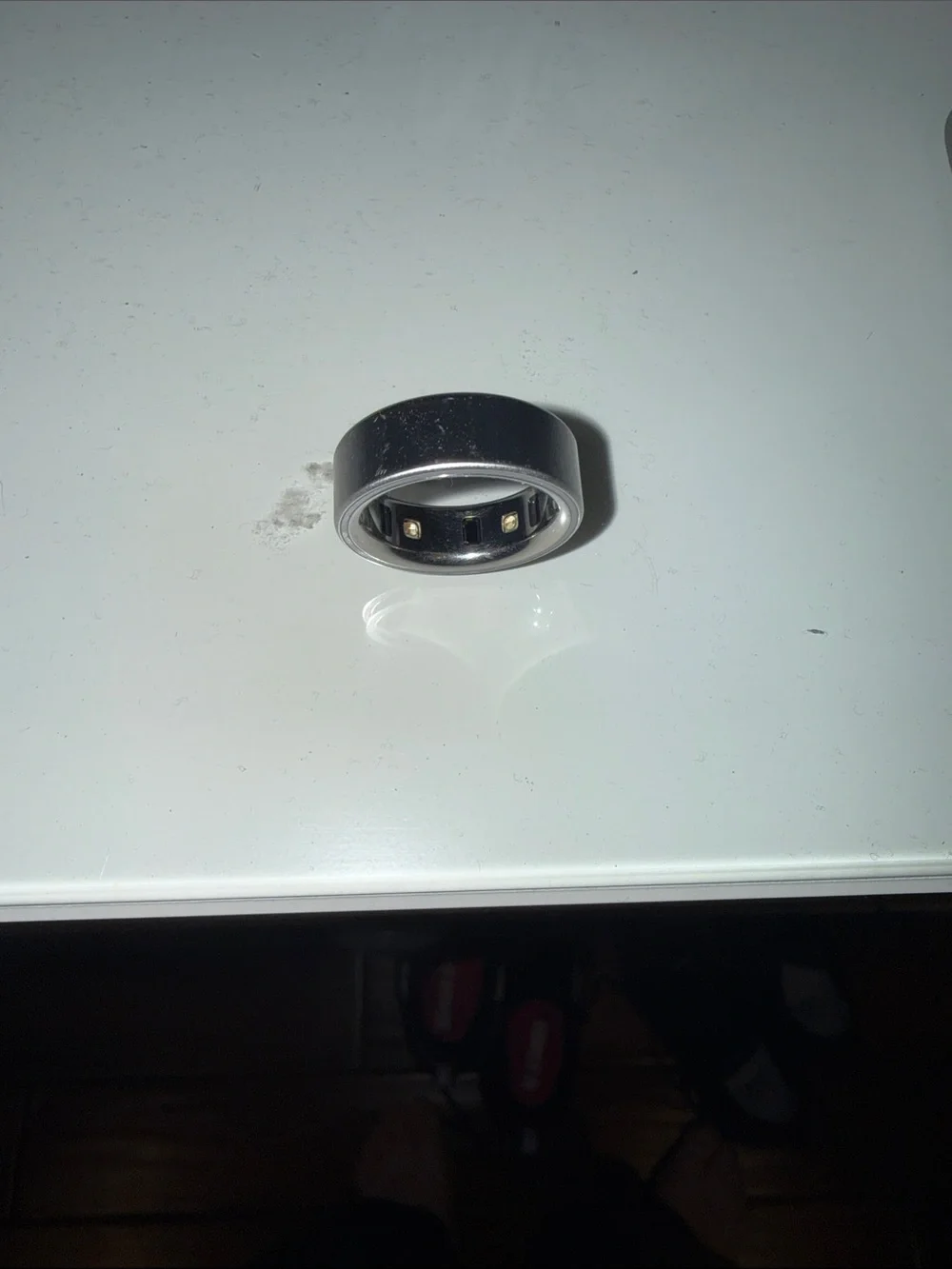 Oura Ring 4 Smart Ring - Brushed Silver Finish